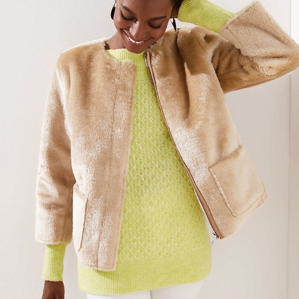 LOFT Faux Shearling Jacket